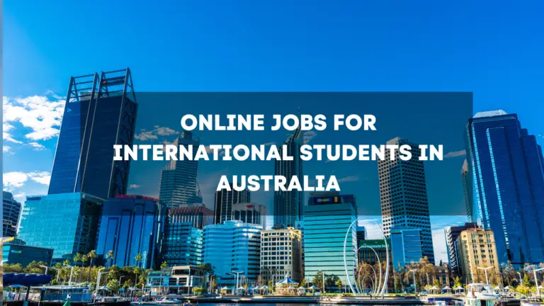 online jobs for international students in Australia