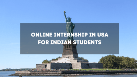 Online internship in USA for indian students